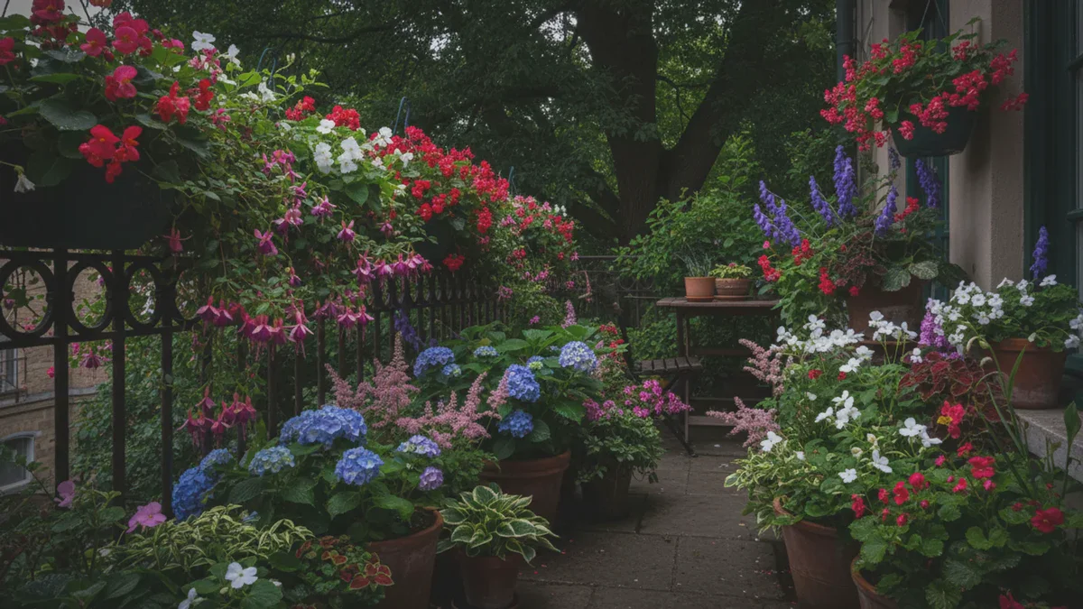 7 blühende Pflanzen für Balkon und Garten im Schatten den ganzen Sommer