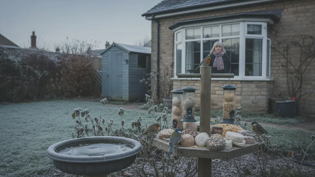 Wie die Briten Vögel im Winter füttern: der einfache Trick, den wir noch nicht kennen