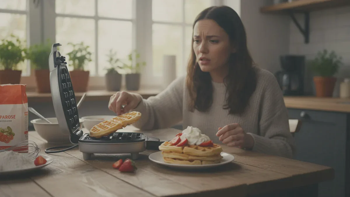 Warum selbstgemachte Waffeln nach dem Eisen sofort ihre Knusprigkeit verlieren