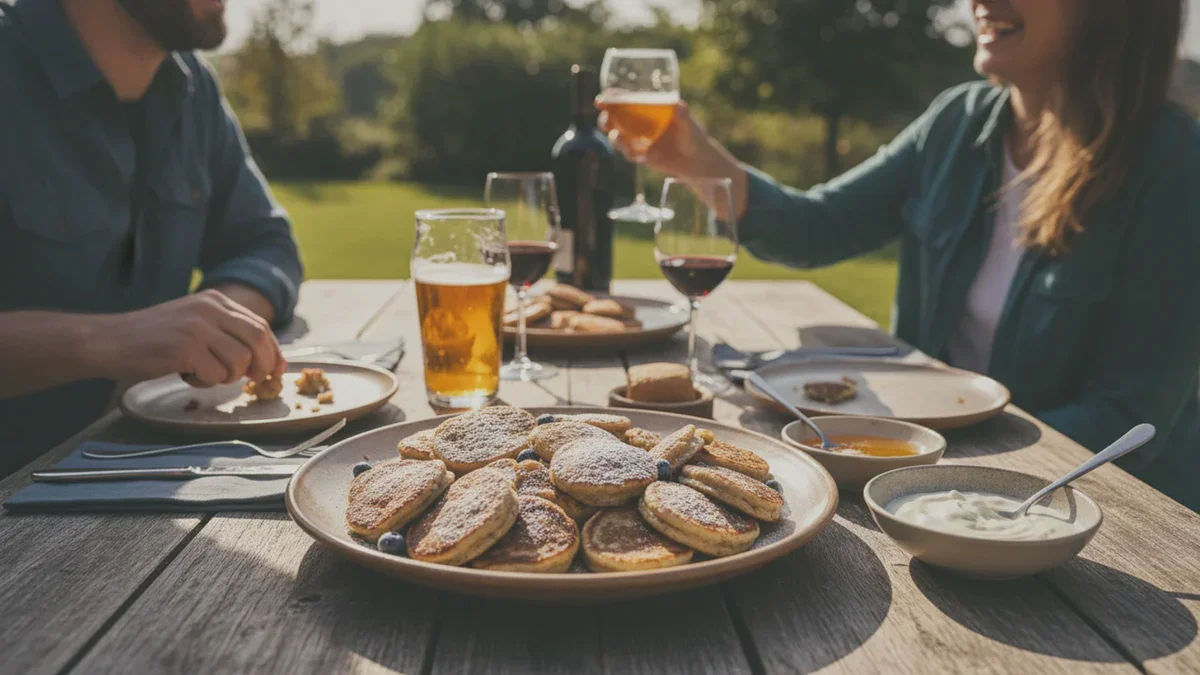 Diese Mini-Buchweizen-Pancakes verschwinden in wenigen Minuten vom Teller