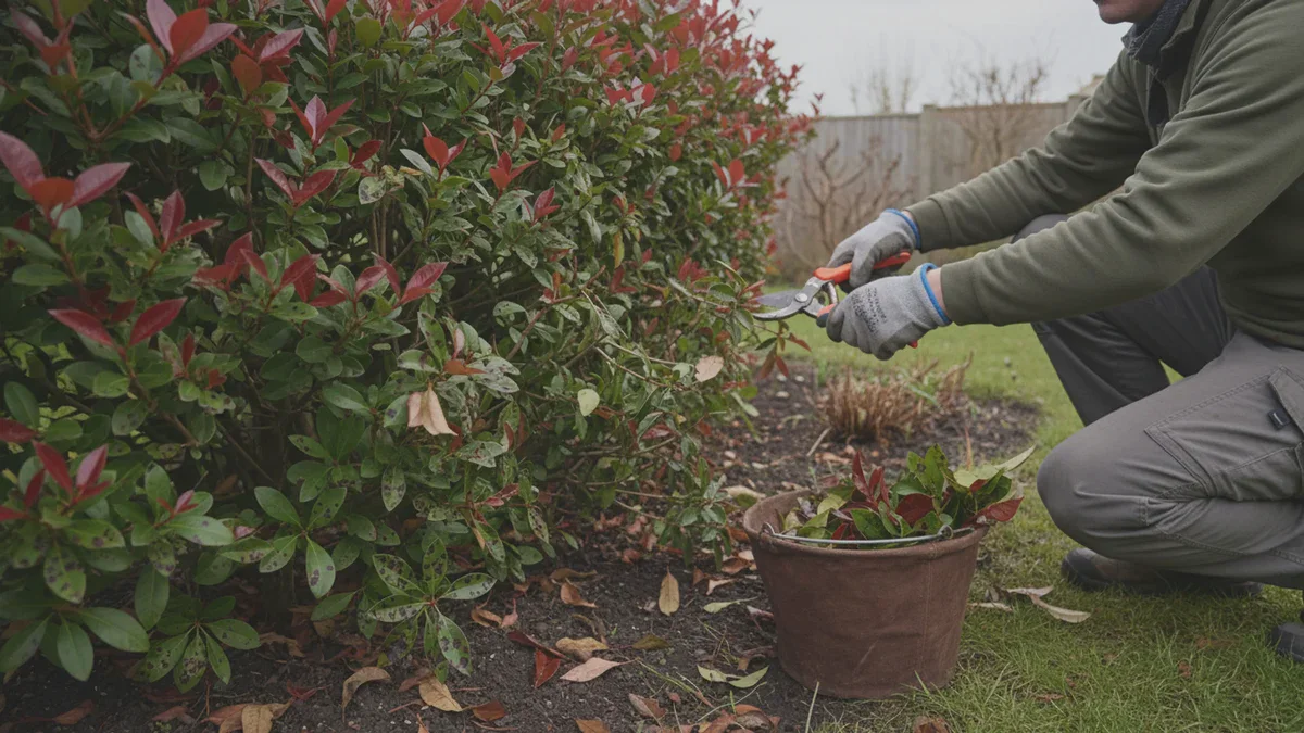 Schwarze Flecken auf Photinia-Blättern? Diese einfache Maßnahme hilft vor dem Frühjahr