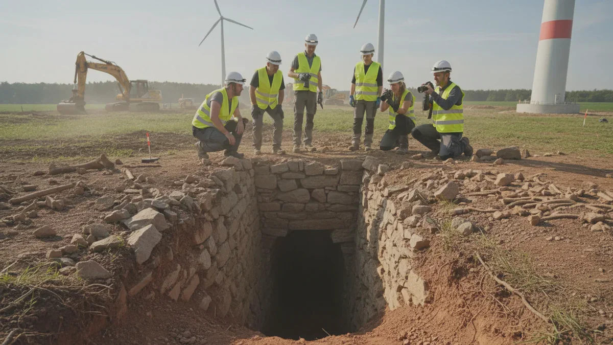 Unter einem uralten prähistorischen Friedhof in Deutschland entdeckt: rätselhafter mittelalterlicher Tunnel