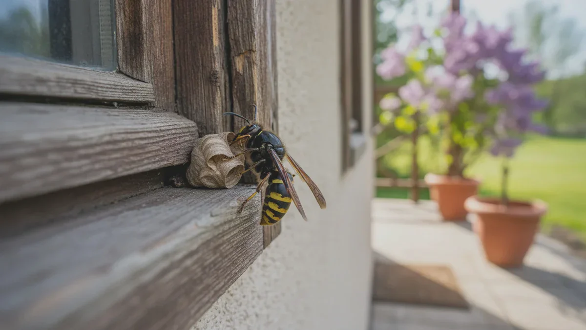 Die Asiatische Hornisse in Hausnähe: Hier versteckt sie sich im Frühling am häufigsten