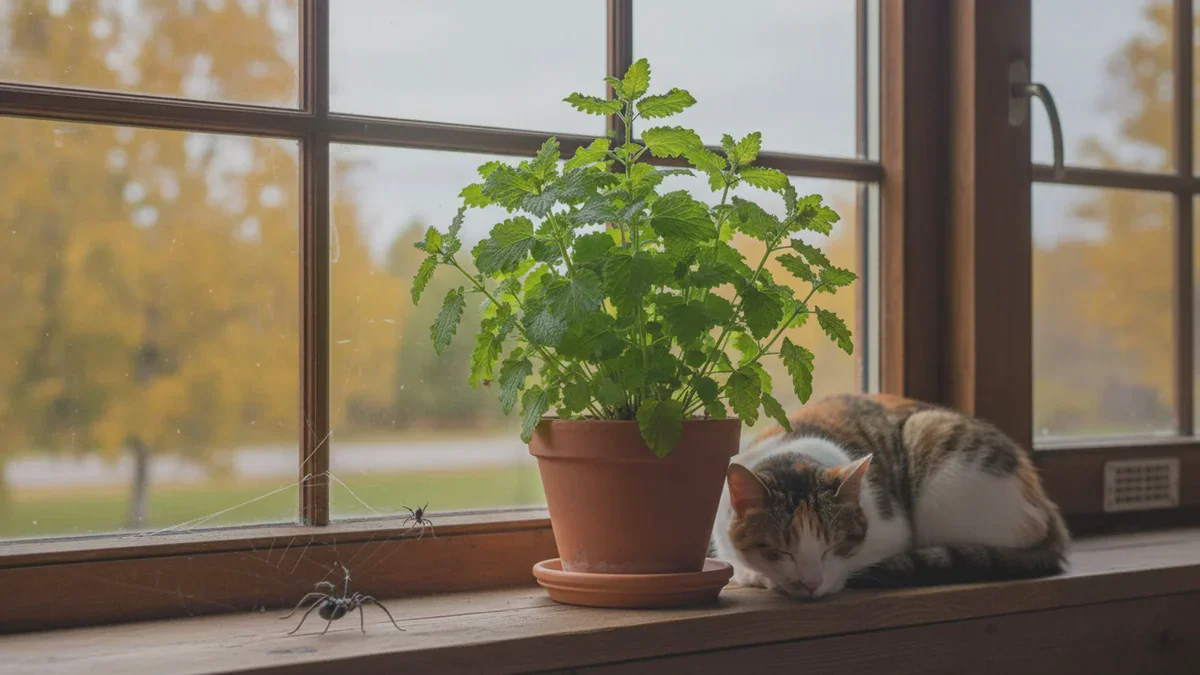 Die Blume, die Katzen lieben und Spinnen konsequent meiden