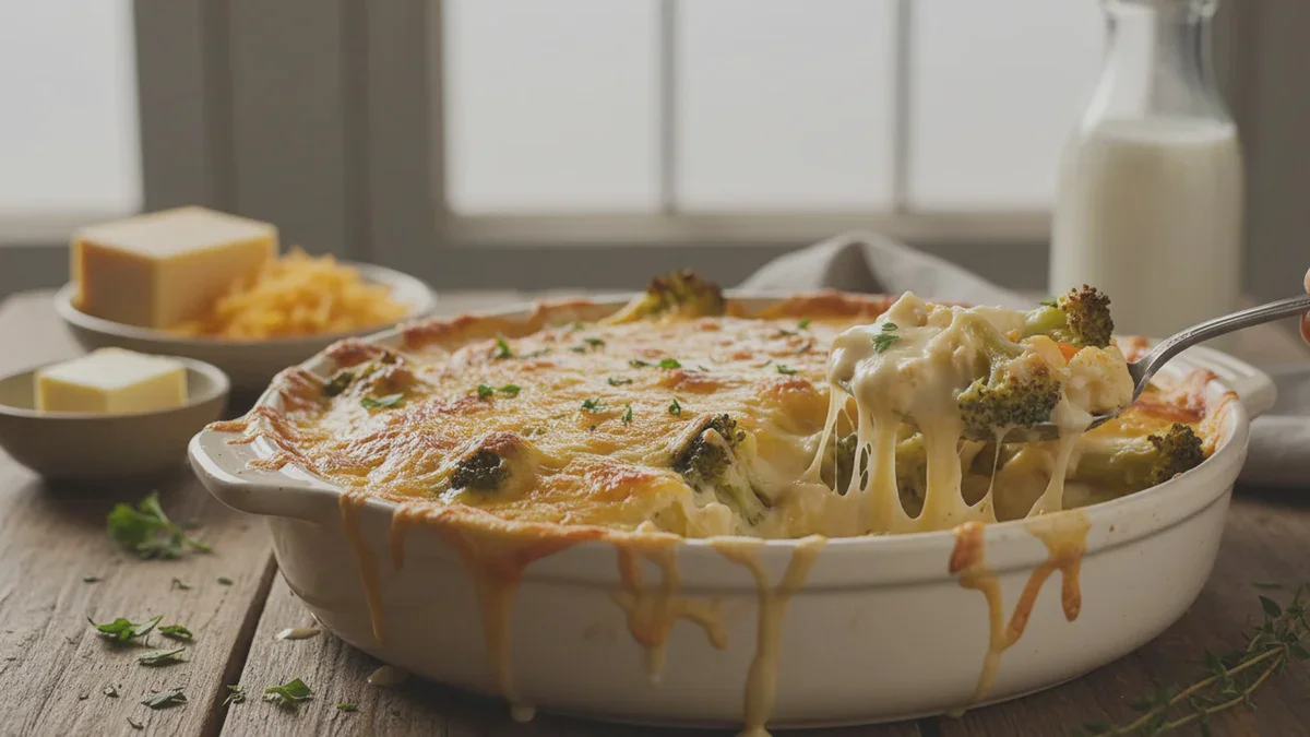 Vergiss die Béchamel: Diese Käsesauce verwandelt jedes gratinierte Mittagessen