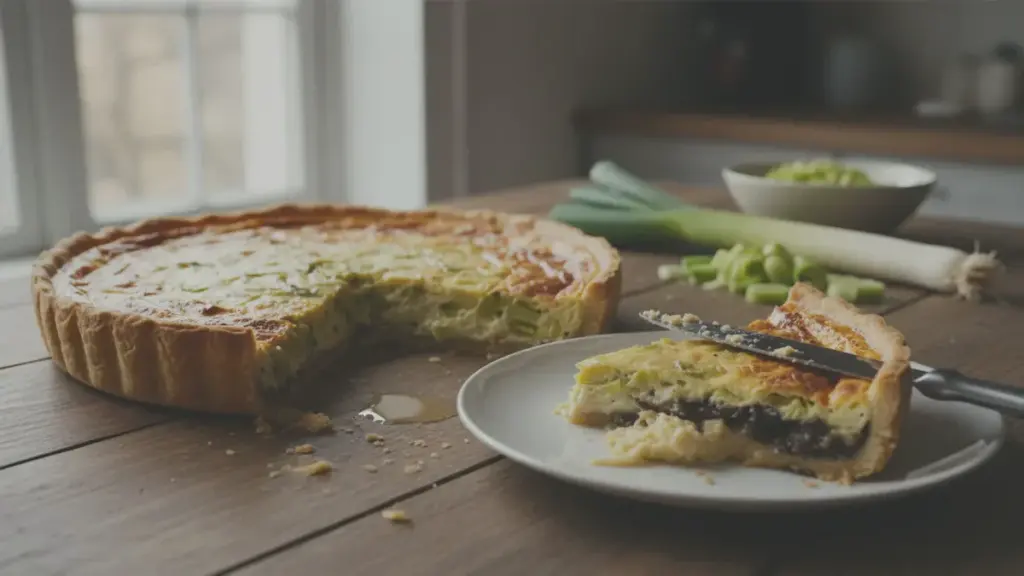 Warum die Lauch-Quiche einen matschigen Boden hat und wie man das einfach vermeidet