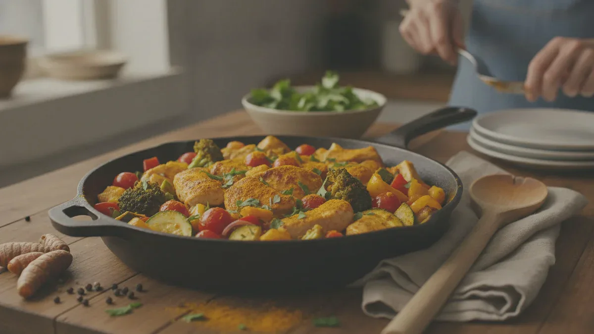 Der Ernährungstherapeut empfiehlt dieses einfache Pfannengericht für eine gesündere Ernährung