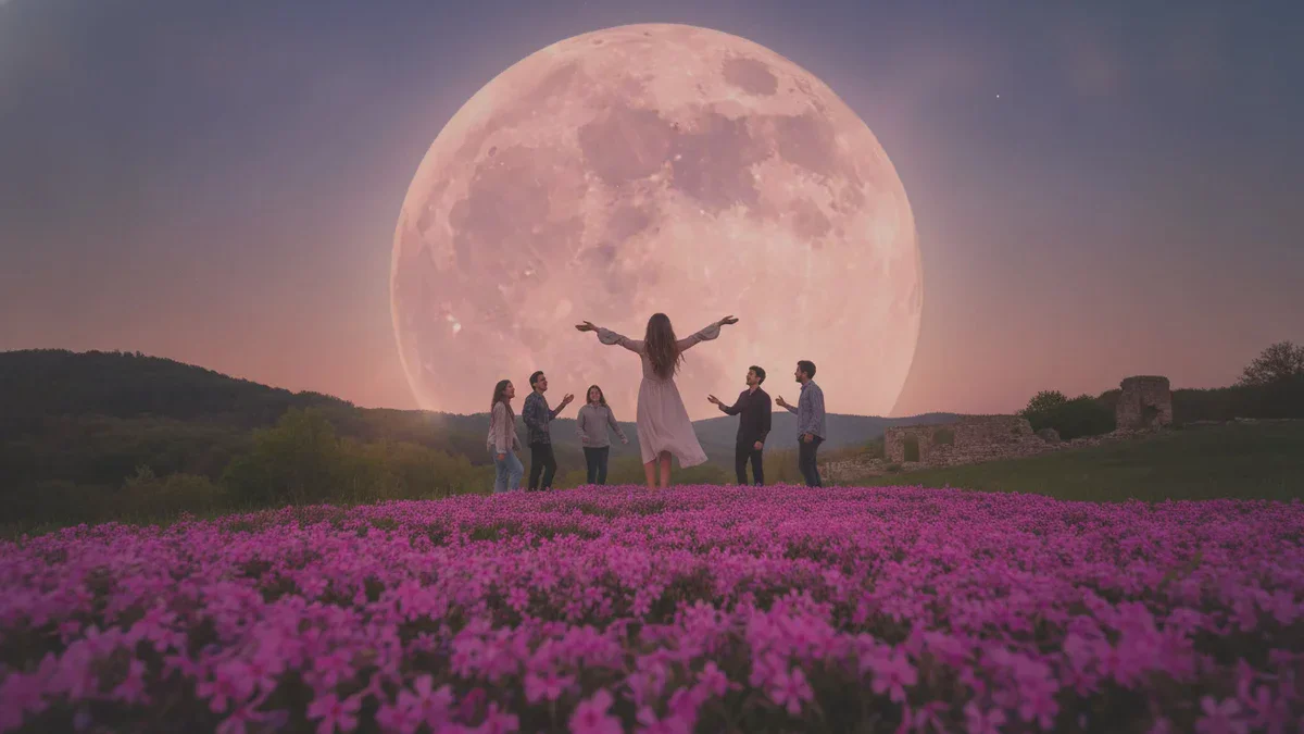 Mondkalender für April 2026: Wie der Rosa Mond deinen Frühling erweckt