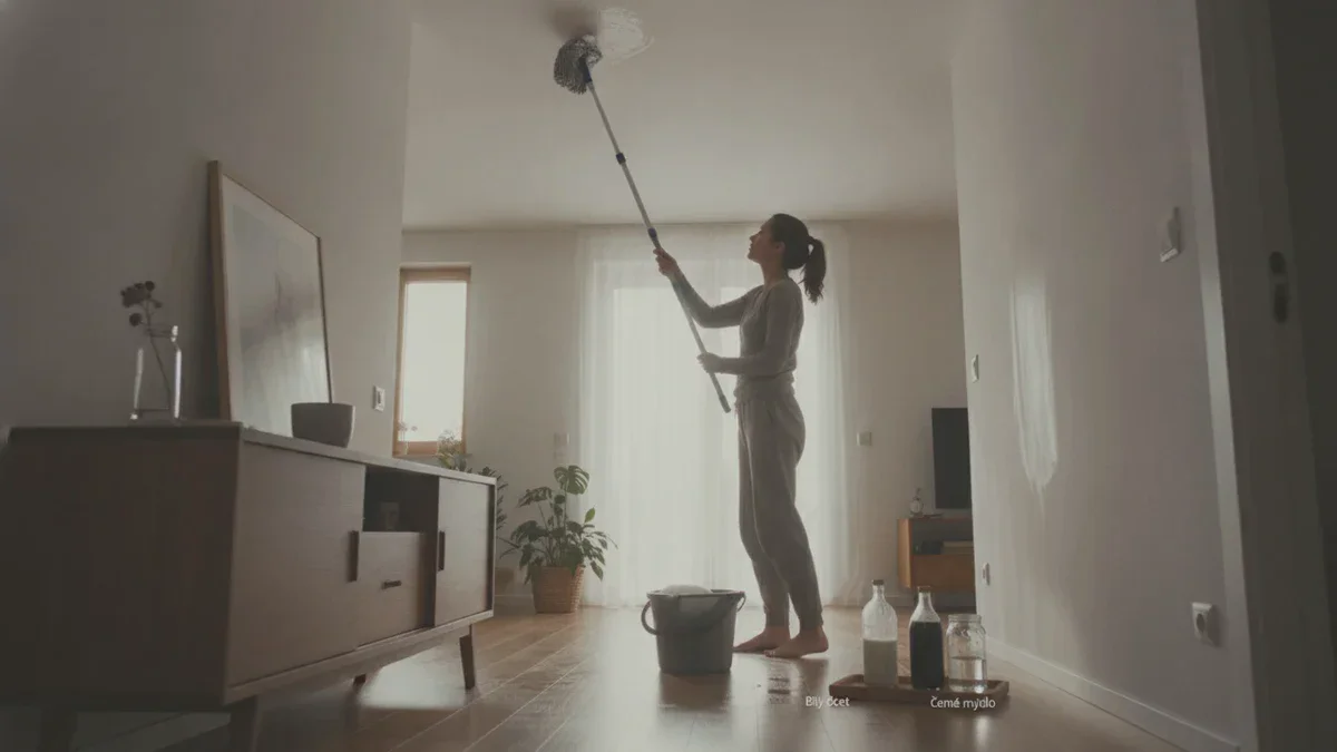 Wände und Decken in 30 Minuten sauber – mit einem Küchentrick