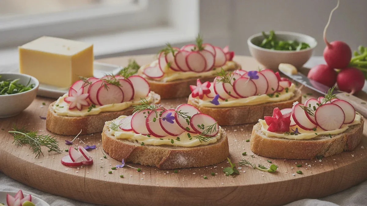 Osterliche Radieschen-Fingerfood zubereiten, die alle begeistern werden